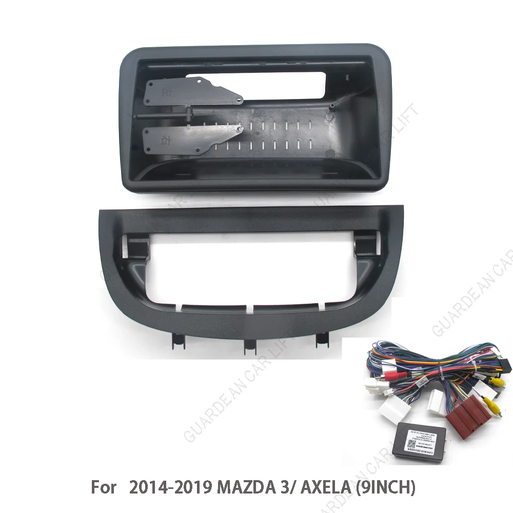 

9 Inch Car Radio Fascias Android Stereo Player 2 Din Head Unit Panel Dash Frame For 2014-2019 MAZDA 3/ AXELA
