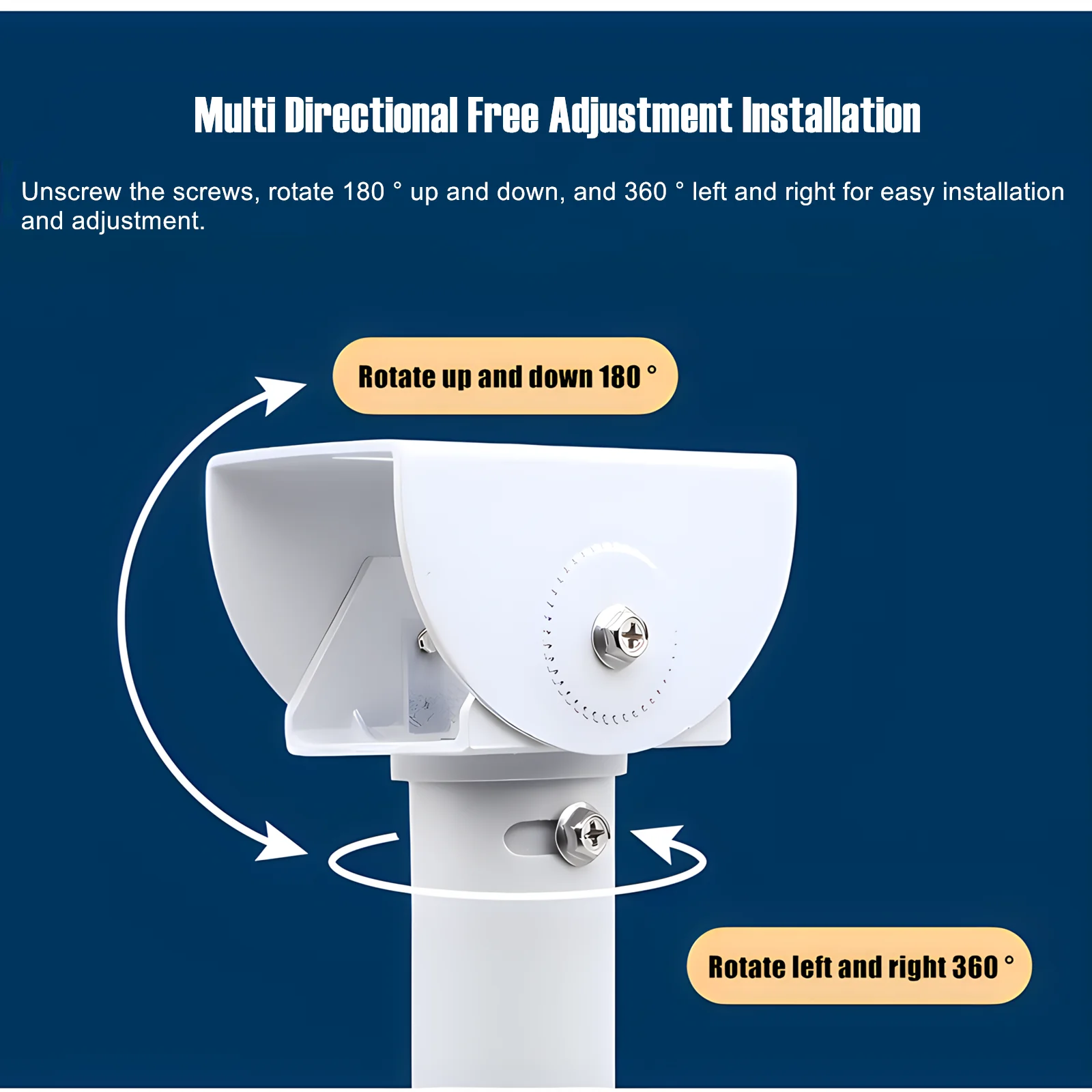 CCTV Security Camera Mount Bracket, L-shaped Enclosing Wall Bracket Adjustable Duckbill Universal Camera Wall Mounting Bracket