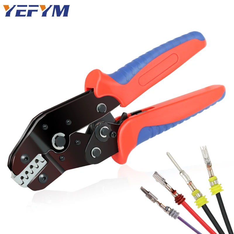 Waterproof terminal Crimping plier tools SN-11BO sealing ring plug terminal spring 0.1-1mm² clamp crimping hand tools YEFYM