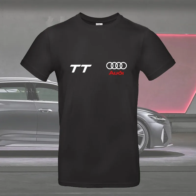 

Летние бестселлеры, официально авторизованные футболки Audi, мужские модные и повседневные футболки с круглым вырезом и короткими рукавами