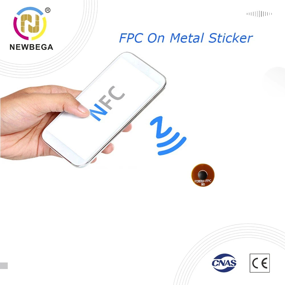 

Genuine NFC Ntag213 FPC Anti-metal Tag, Universal Small Size FPC Tag[Dia10mm]