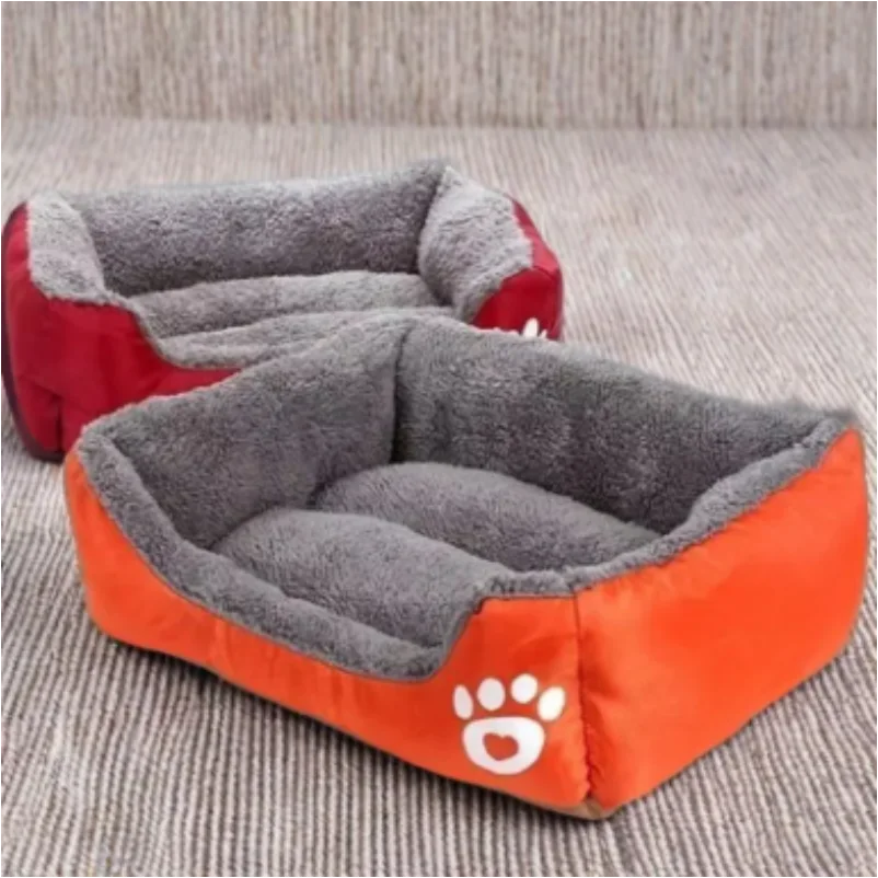 

Large Pet House Dog Bed Cat Mat Long Plush Deep Sleeping Warm Soft Small Dog Cushion Calm Beds for Puppy Chihuahua