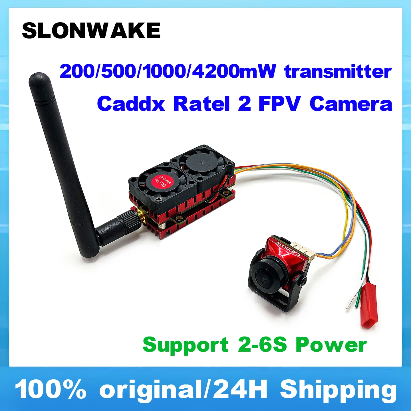 Long Range 5.8GHz Analog VTX Transmitter Module and Caddx Ratel 2 V2 FPV Camera Ratel2 2.1mm Lens For RC FPV Quadcopter Drone