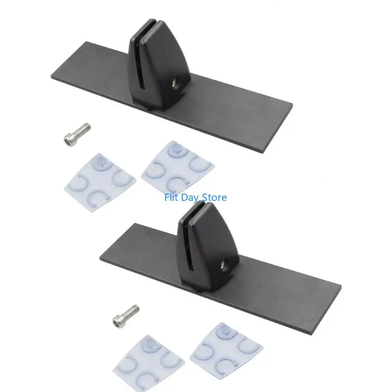 F92C Adjustable Fireplaces Screen Clamp Heat Resistant Metal Brackets Enduring