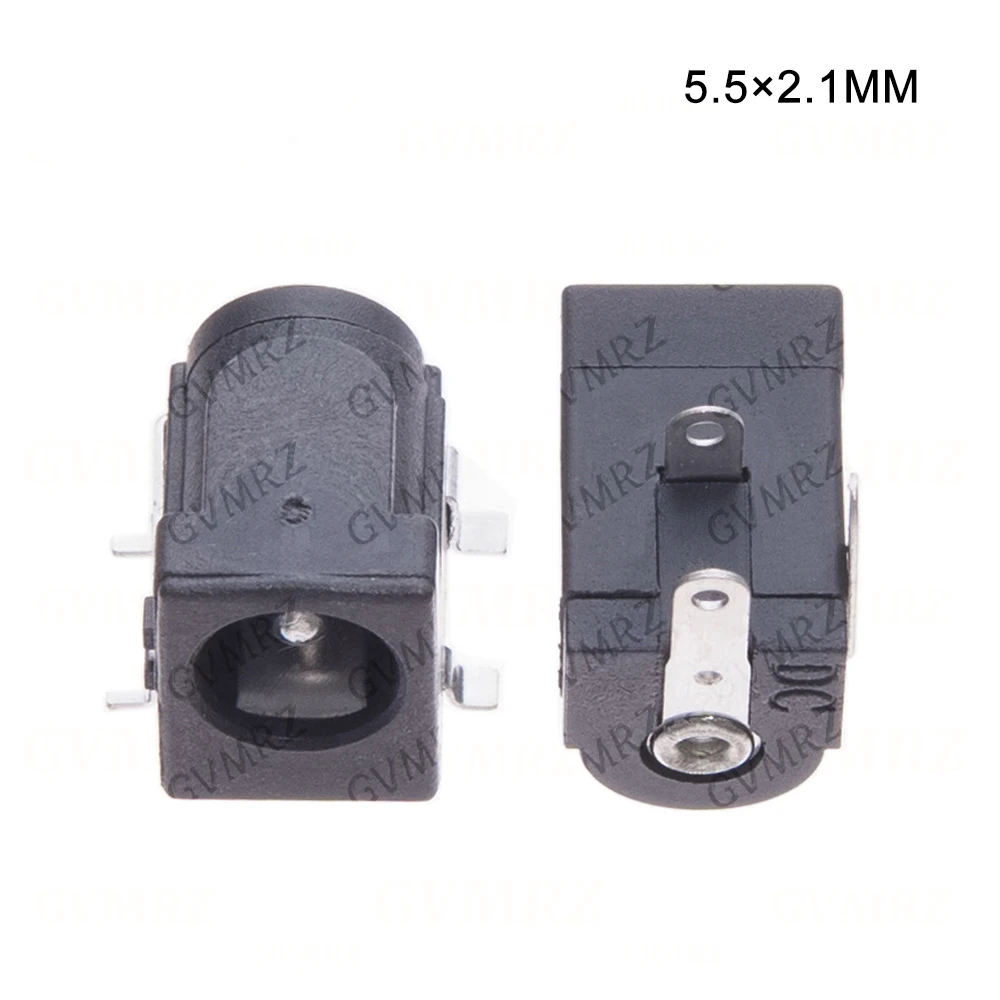 5/10/50/100PCS 4PINS SMD/DIP COPPER FEET 5.5-2.1mm DC-005 DC005 DC050 DC power socket 