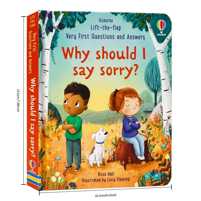 Question and Answer Series - Why should I say sorry ? English Picture Book for Toddlers, Early Educational Storybook