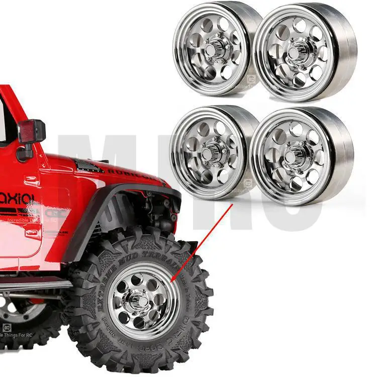 

1.9 Inch Metal Wheel G08 Tomb Raider Retro Plated Wheel 1/10 Simulation Climbing Car For Scx10ii Axial Trx-4 Rc4wd D90 D110