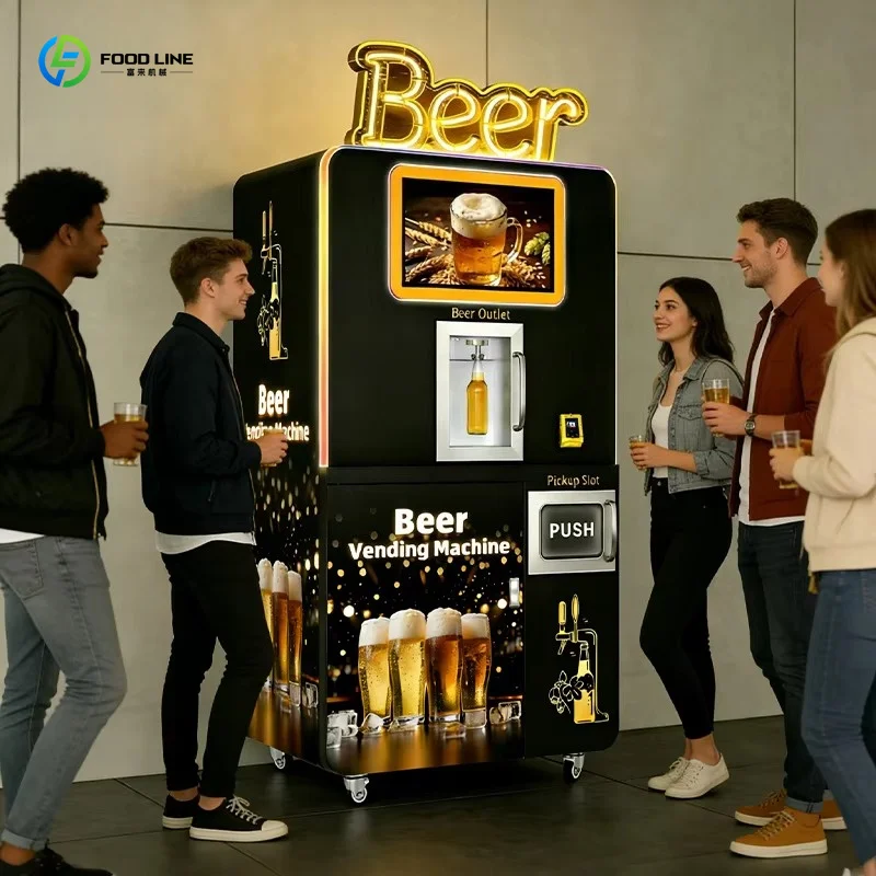 Custom Football Graphic Self-Service Intelligent Beer Vending Machine Multi-Function Automatic Draft Beer Machine