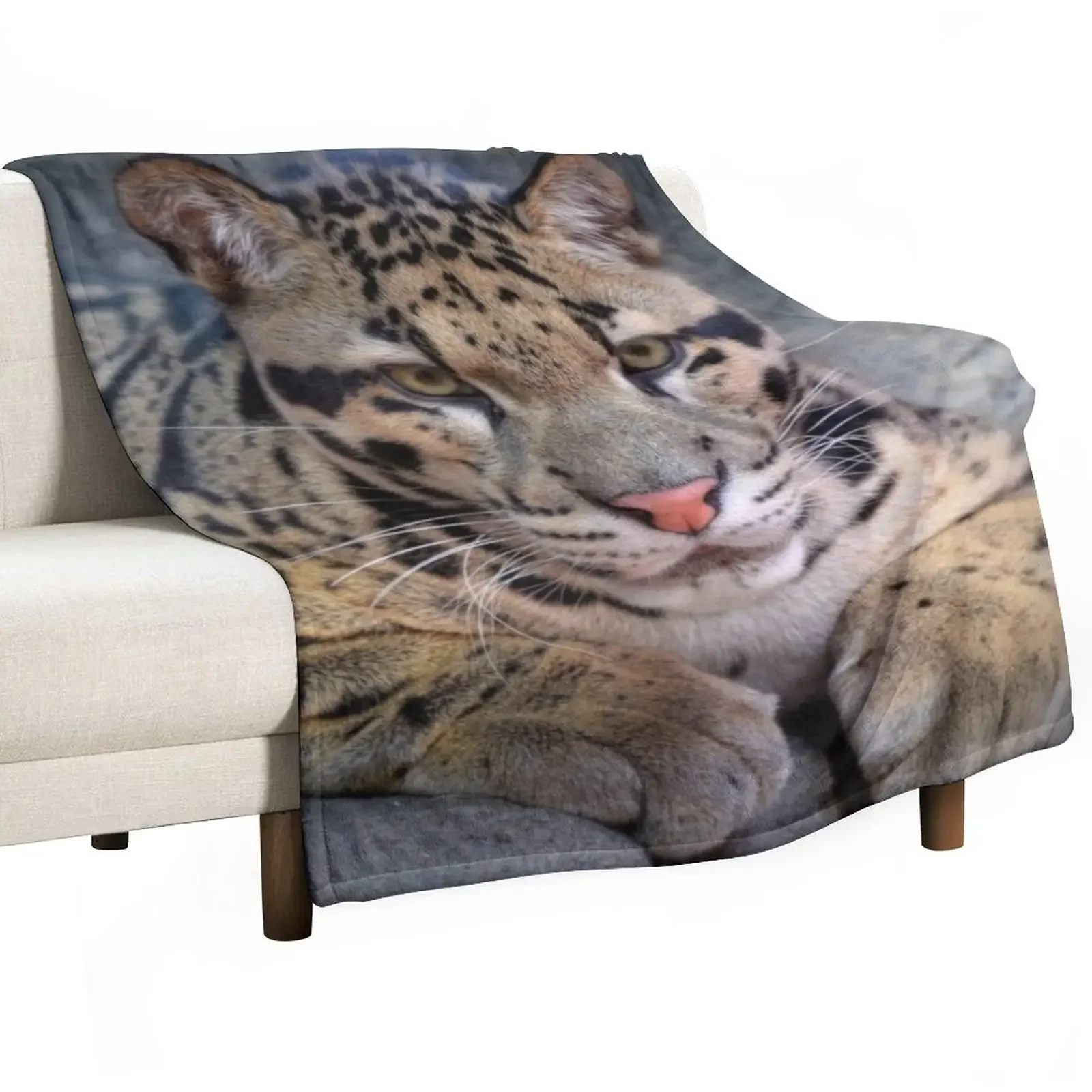 

New Leopard Cub Throw Blanket Camping Bed covers Blankets