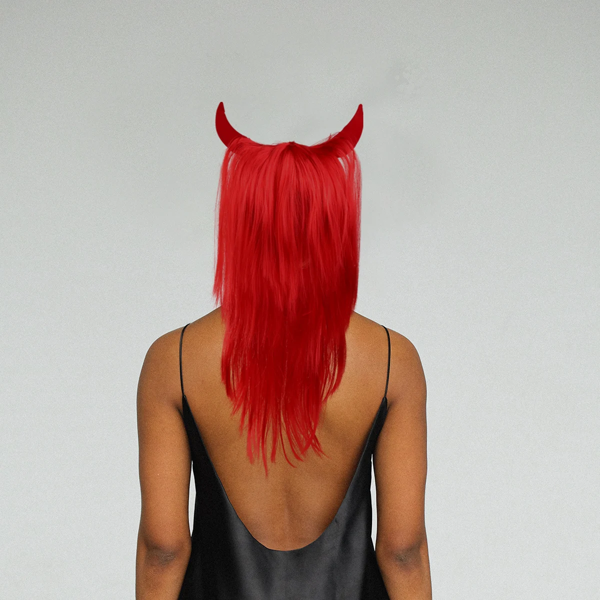 

1pc Scroll Stretchable Costume Accessory Bright Human Hair Like Comfortable Halloween Cosplay Wigs For