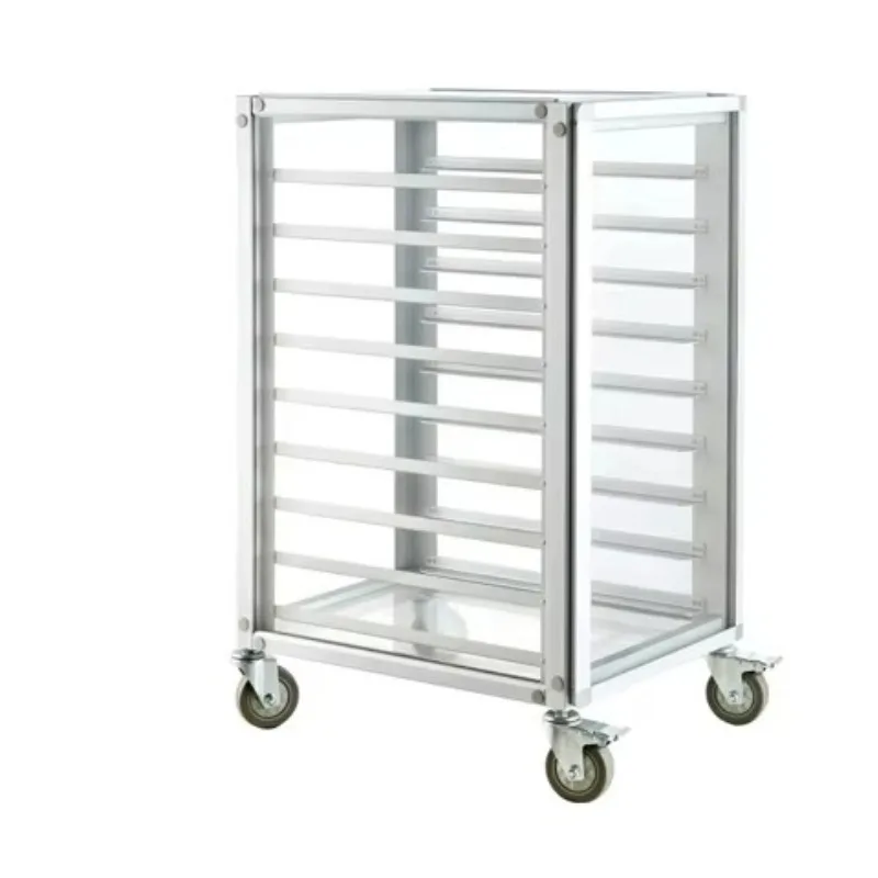 16 Layer Commercial Stainless Steel Eco-Friendly Trolley Rack Bread Cake Cooling Drying Rack Baking Tray Cart