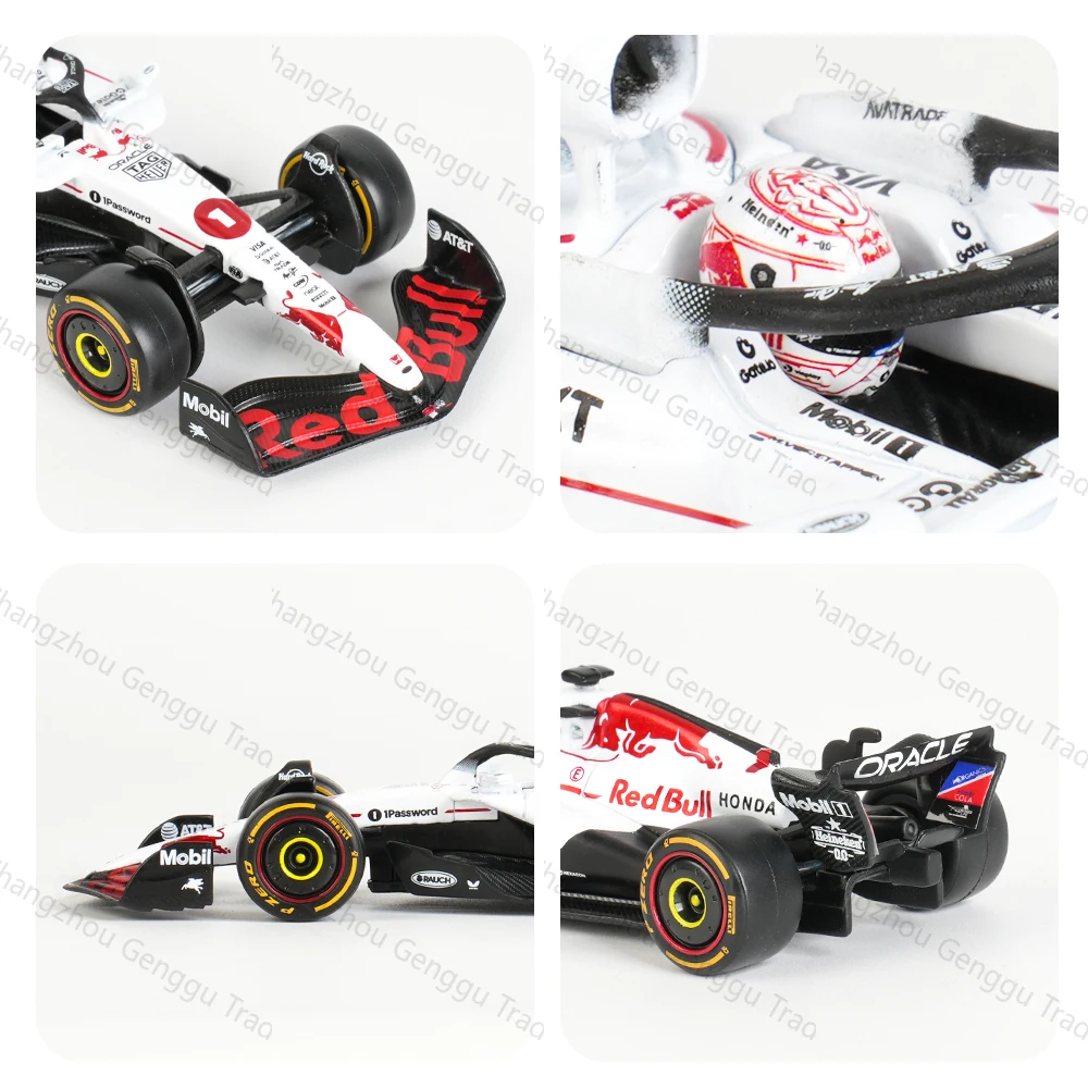 Bburago 1:43 صندوق أكريليك 2025 Redbull RB21 F1 صيغة سيارة يموت يلقي المركبات تحصيل نموذج سباق اللعب #5