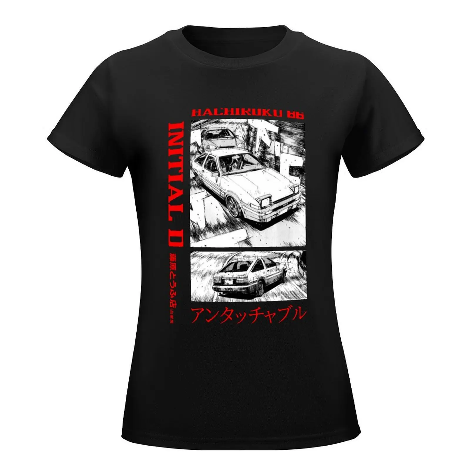 Initial D Hachiroku 86 T-Shirt cute clothes hippie clothes korean Women's clothes