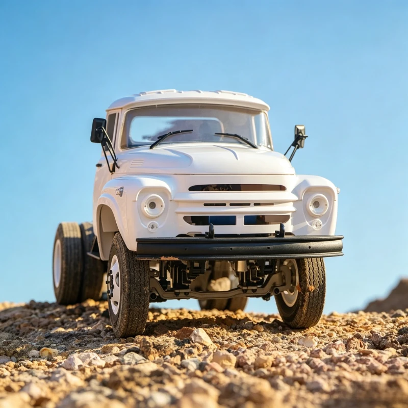 ZL-130 1/12 Scale RC 4x2 Tractor Truck Kit DIY Hobby Model Vehicle Unfinished Tractor Unit for RC Builder