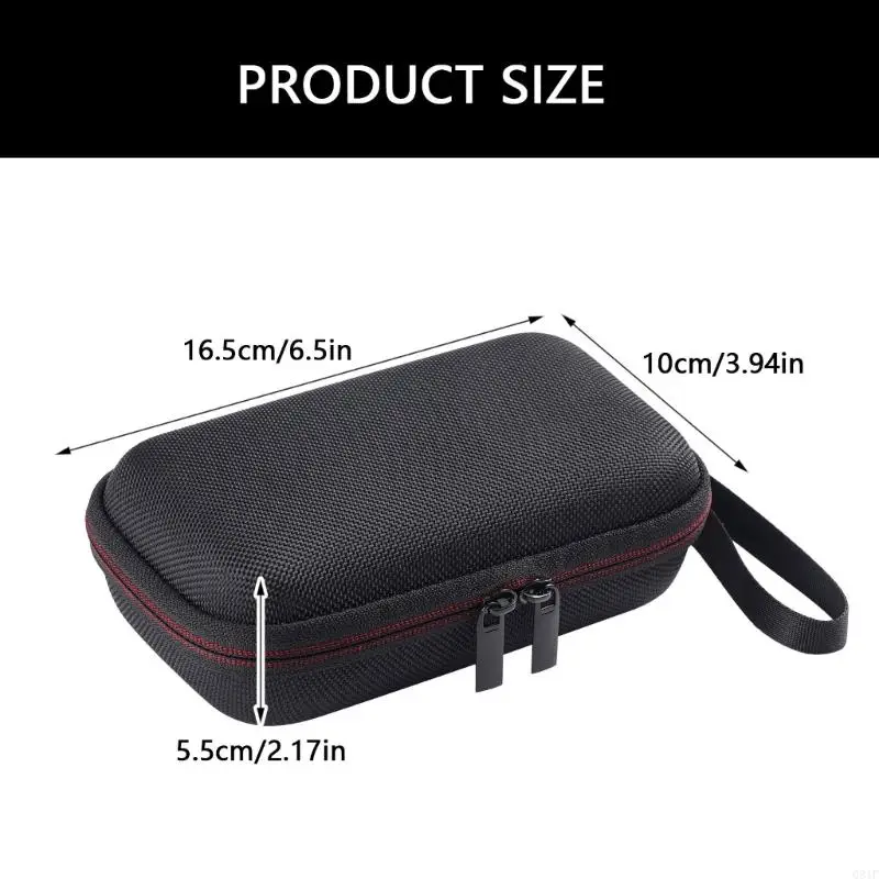 Bolsa EVA Q81F con consola juego mano bolsillo malla bolsillo Caja almacenamiento a prueba choque a prueba