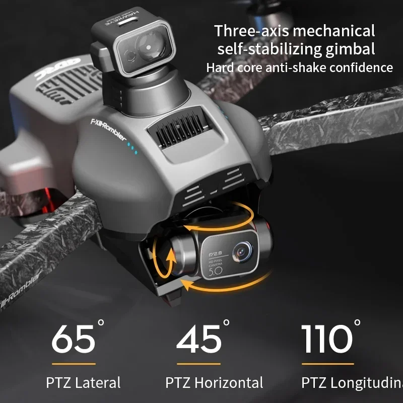 New F13 Drone Remote Control Aircraft HD 8K Photography UAV Optical Flow Positioning Quadcopter 360° Security Surveillance Drone