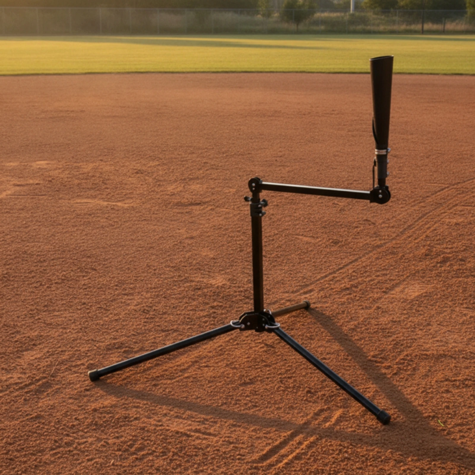 Adjustable Batting Tee with Tripod Base Sturdy Baseball Batting Tee Sports Training Equipment Long-Lasting Travel