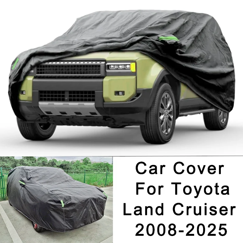 

Уличные автомобильные чехлы на заказ для Toyota Land Cruiser 2008-2025, водонепроницаемые, всепогодные, для автомобильной защиты от дождя, снега и солнца