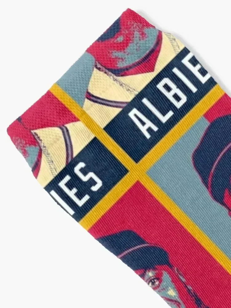 Ozzie Albies Artwork Calzini Arrampicata compressione hockey capodanno Calzini da uomo di lusso da donna