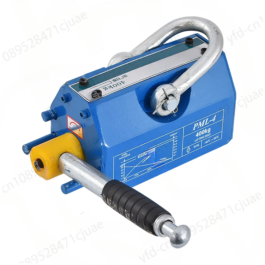 

YS-400 400KG Quality Neodymium Magnet Lifter Sucking Disc Strong Magnetic Crane Effort Saving Design Permanent Magnet Sucker