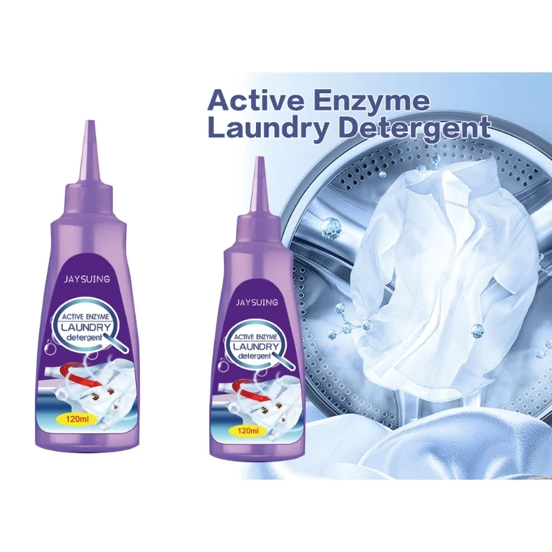 Active Enzyme Laundry Detergent Stain and Oil Remover Clothes Cleaning Agent