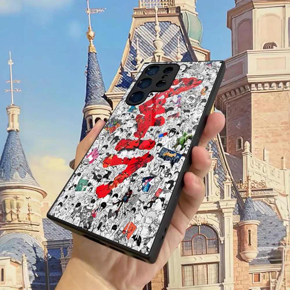 Anime Film Akira Pill Phone Case for Samsung Galaxy S26 S25 Edge S24 S23 S22 A17 A16 A26 A57 A37 A27 A56 Ultra Plus Fe Glass Cov