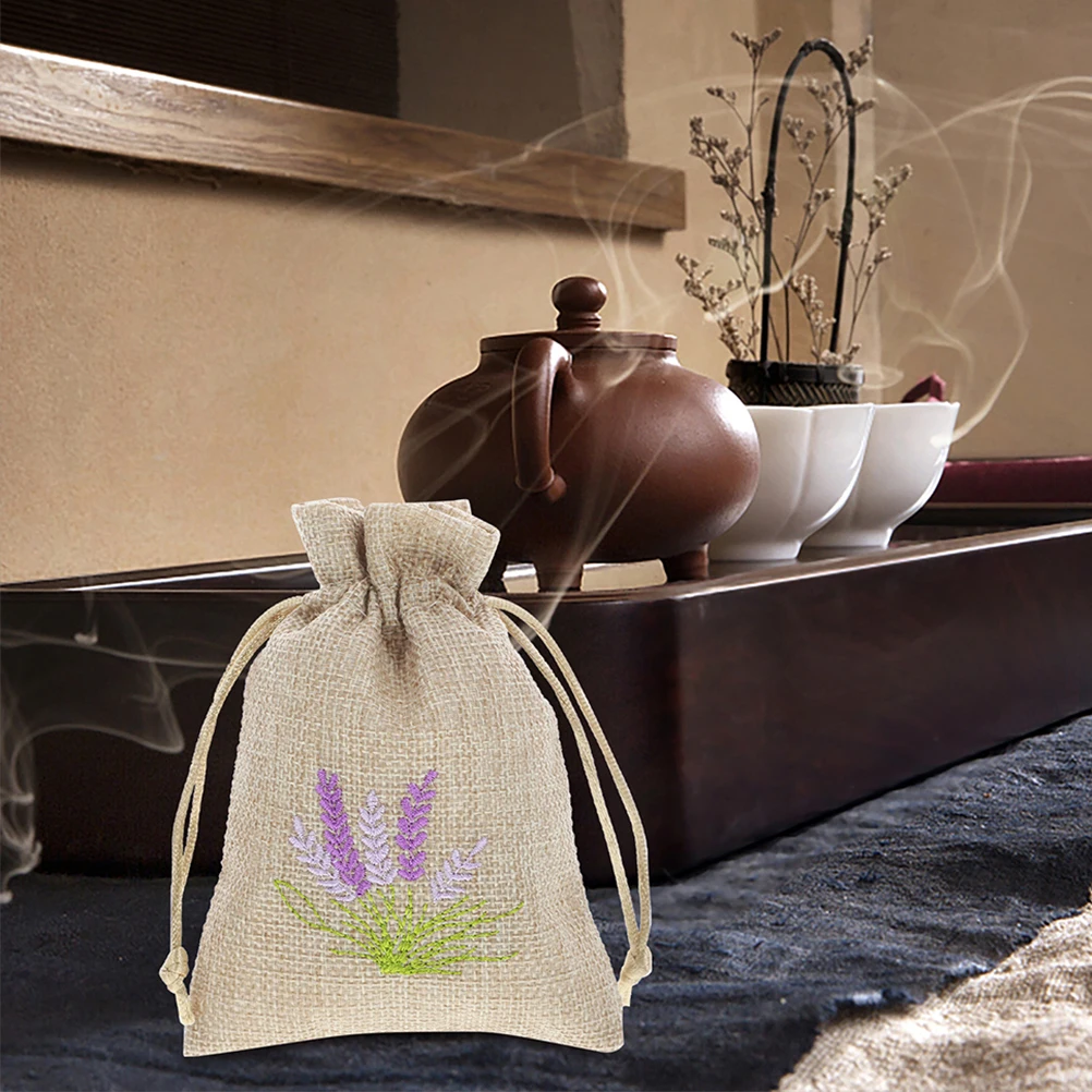 

20 Pcs Empty Sachet Drawer Freshener Closet Sachets Bags Dried Lavender Mini Gauze Home Fragrance