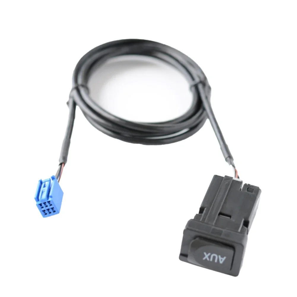 

Audio Extension Cable 6Pin Cable 6Pin Connection ABS Material Center Console Installation 6pin Cable Extension For Car