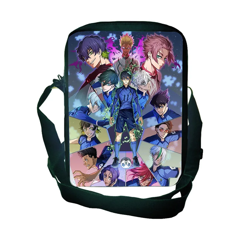 الأزرق قفل متعة لعبة نمط حقيبة كتف طالب اليومية مدرسة تحميل حقيبة طفل الكرتون ثلاثية الأبعاد طباعة حقيبة كروسبودي الطلاب حقيبة