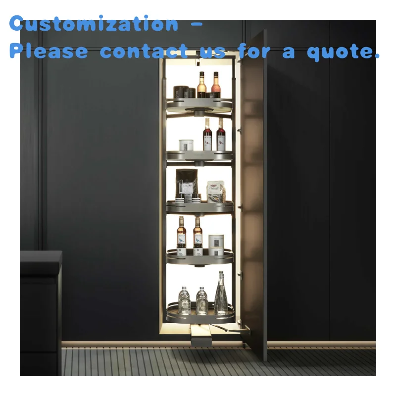 

custom.Circle Pantry Storage Basket Pantry Storage Cabinet Organizer