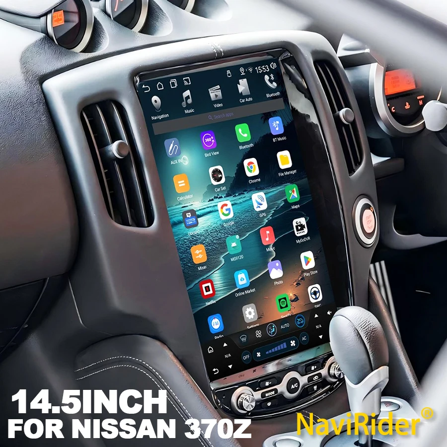 

14.5Inch Car Radio Carplay For Nissan 370Z 2008-2019 Android 15 Touch Screen Auto Stereo Navigation Video Player GPS Head Unit