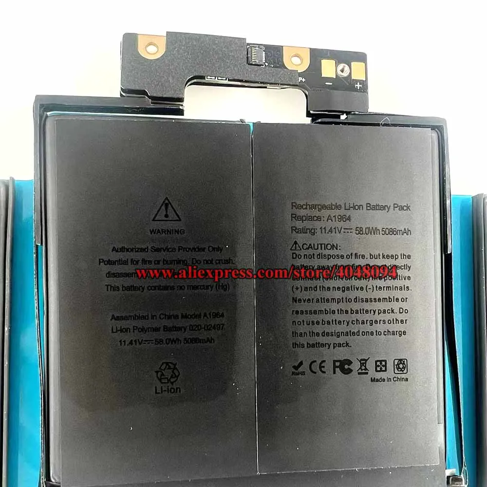 A1964 Battery For Apple macbook pro 2018 13\'\'  EMC3214 A1989 A2251