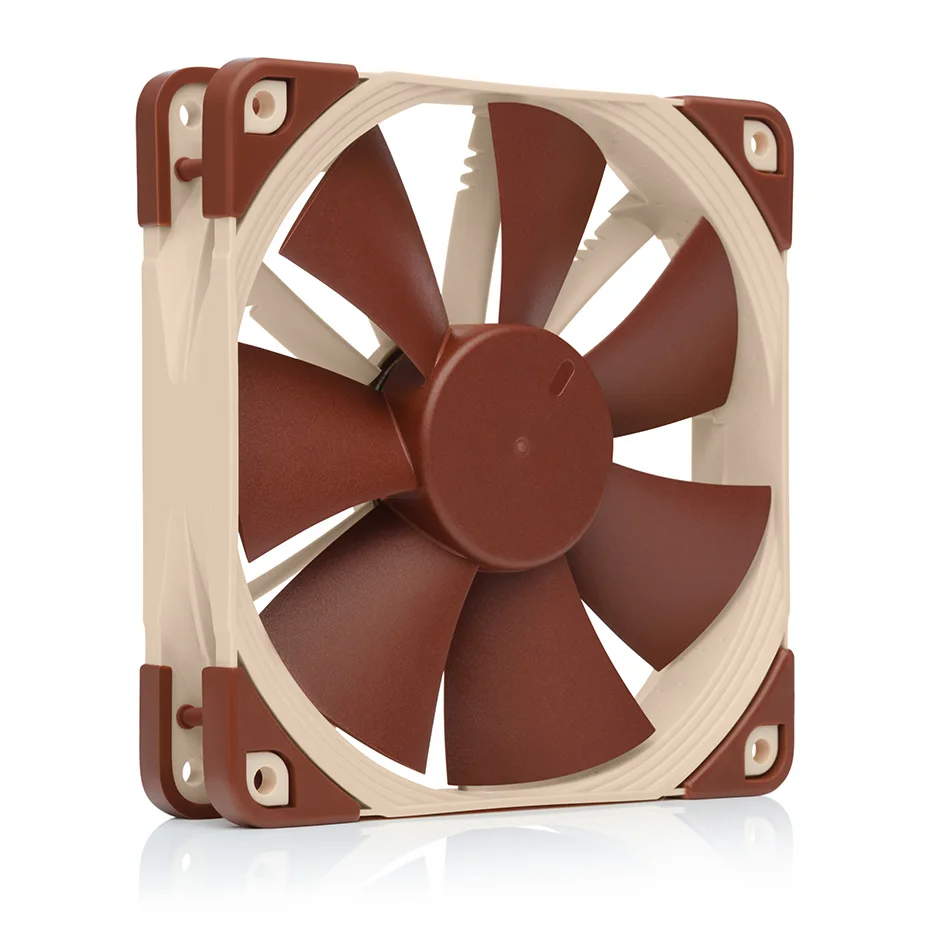 Noctua NF-F12 Wentylator do obudowy komputera 120 mm PWM Tichy radiator do chłodnic powietrznych procesora w obudowie komputera stacjonarnego