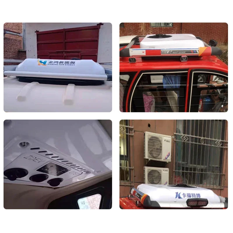 12/24V Truck Overhead Car Air Conditioner Heating Cooling Top-Mounted Parking Air Conditioner Integrated Machine for Vehicles