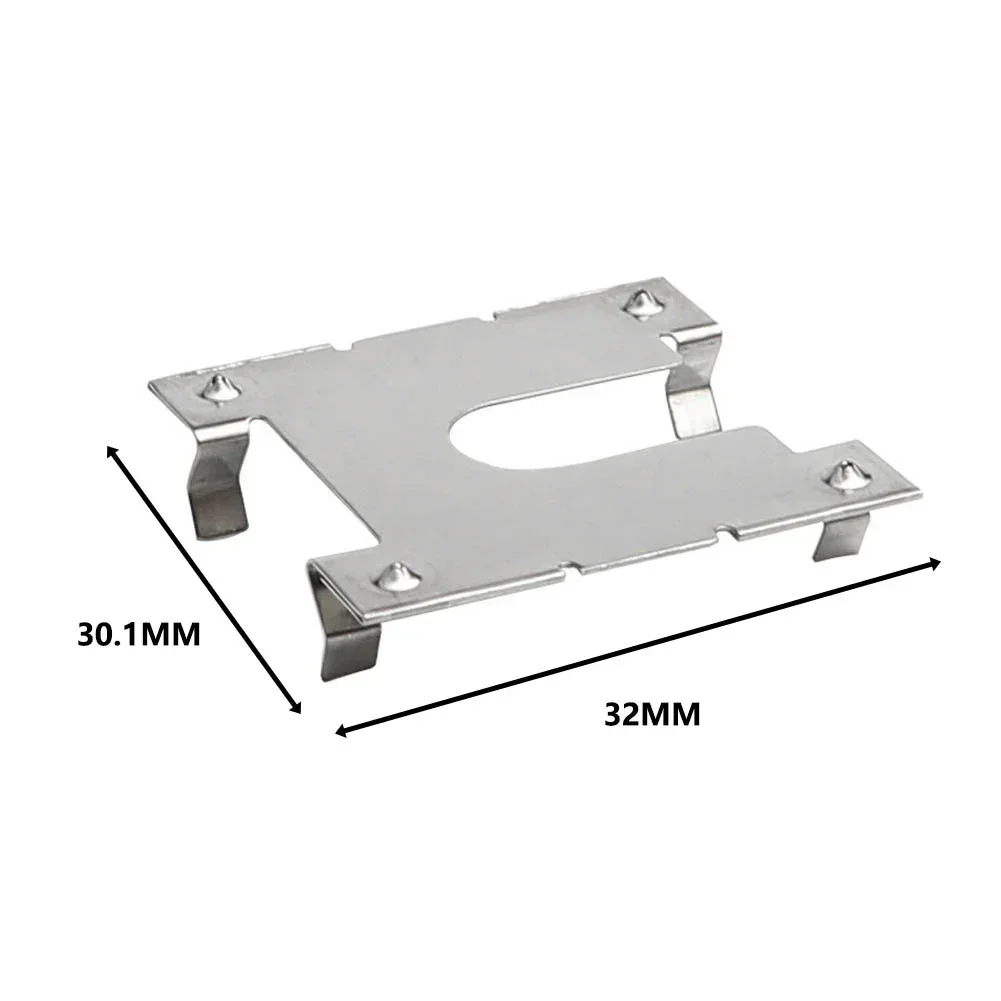 Plaque de terre en acier inoxydable pour panneaux solaires, pince de mise à la terre, long raccord de toit, panneaux photovoltaïques, pince de câble, 20 pièces