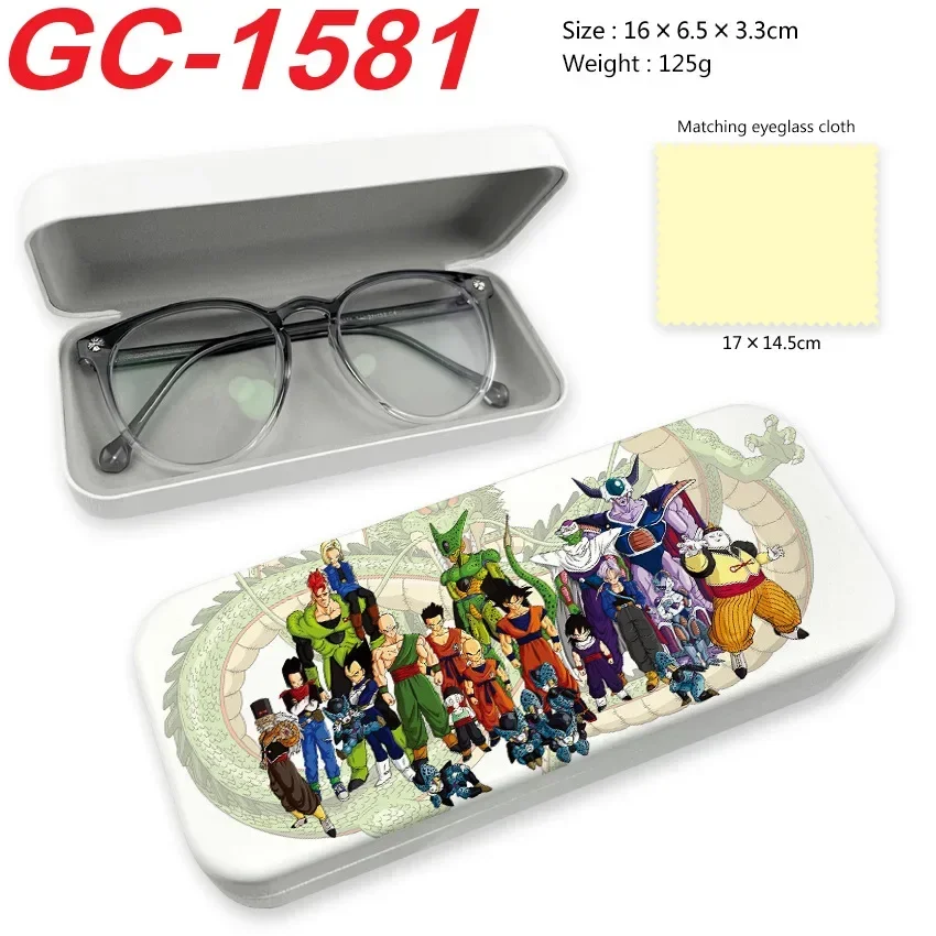 Dragon Ball Son Goku Glasses Storage Box Cartoon Anime Men\'s Women\'s Sunglasses Box Travel Portable Glasses Box Birthday Gift