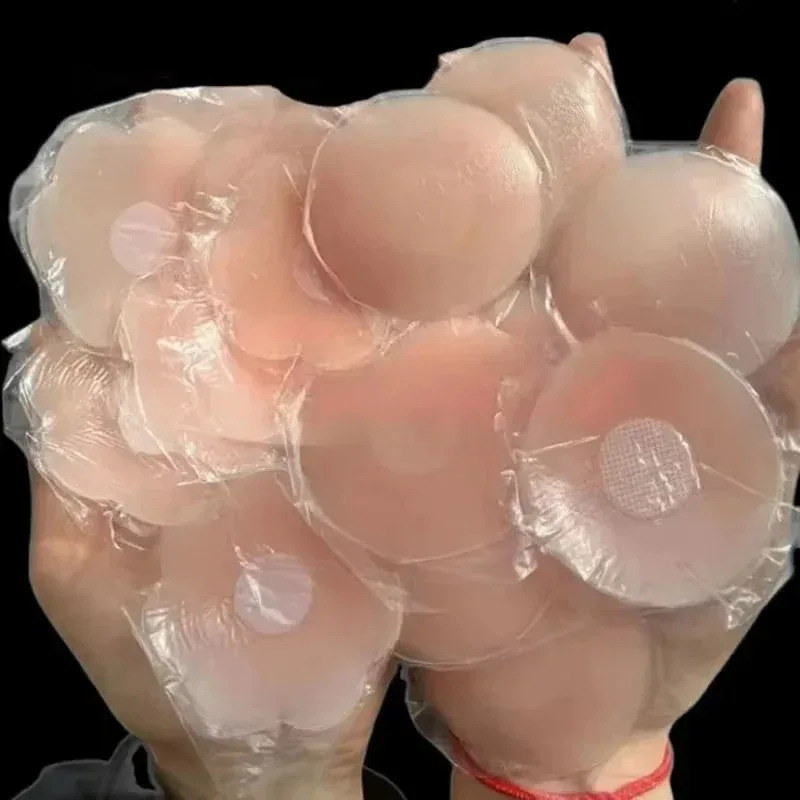 جديد قابلة لإعادة الاستخدام سيليكون الحلمة غطاء للنساء الصدرية ملصق الثدي البتلة حمالة الصدر غير مرئية المعتوه منصات الصدر فطائر اللحم العشير