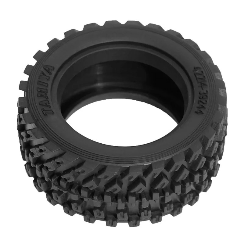 ForTamiya 60D Soft Rally Tires - Leather Grain RallyBlock for M-Cars (60mm) Meijiaxin 1/14 Rally Car Universal 2pcs/4pcs - 51427