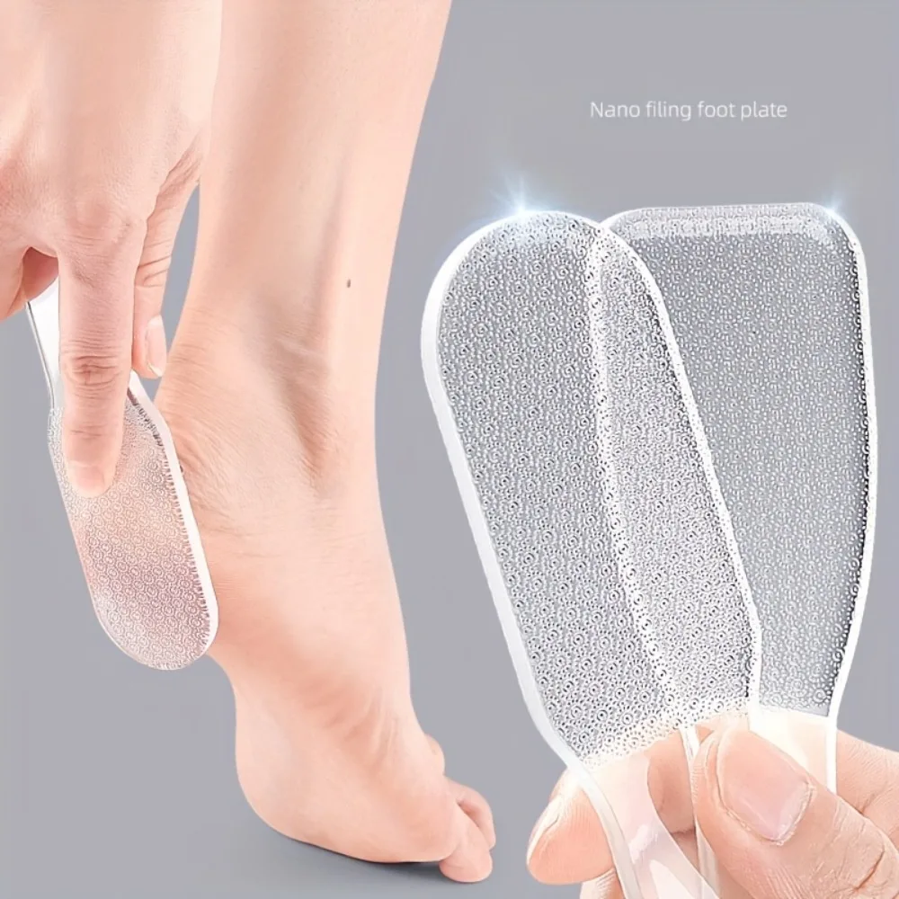Dispositivo di rimozione portatile per lime per piedi in vetro nano per piedi lisci esfolia la pelle morta strumento per pedicure per uomini e donne strumenti per la cura dei piedi