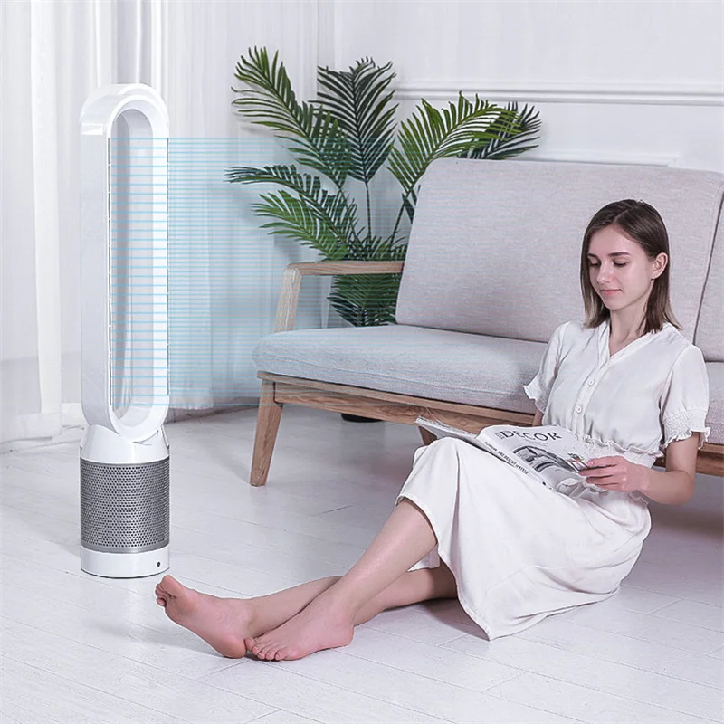 Air Purification Circulation Bladeless Fan Ultra-Quiet Dormitory Desk Floor Electric Fan Tower Fan Bladeless Fan Room Fan