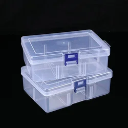 1PC Transparent Component Screw Storage Box Jewelry Display Practical Toolbox Plastic Nail Container Box Tool