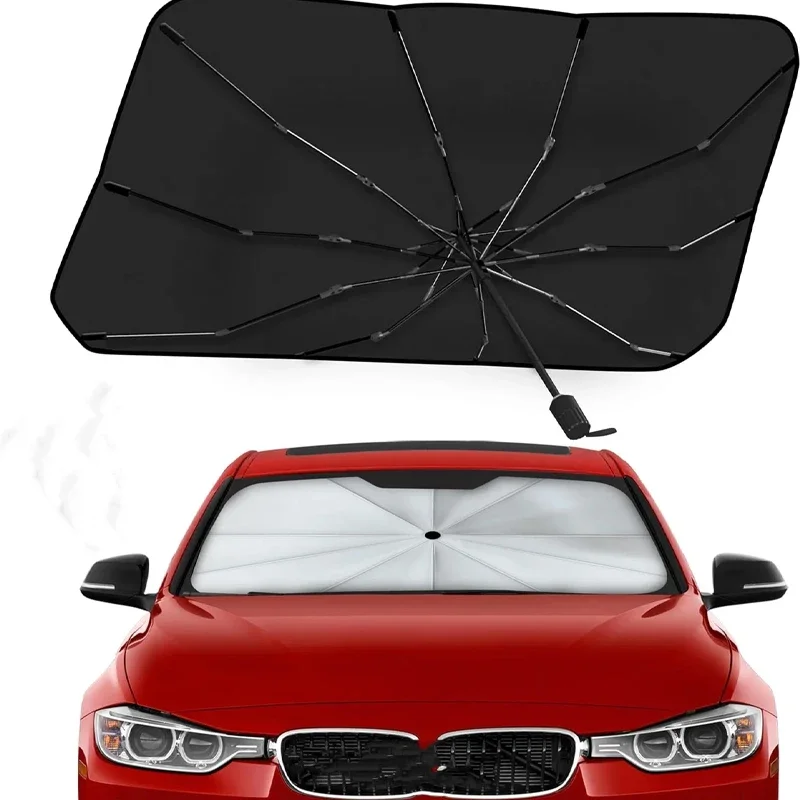 Car Windshield Sun Shade Umbrella Foldable Car Sunshade Front Window Cover for UV Ray Block & Sun Heat Car sunshade umbrella 