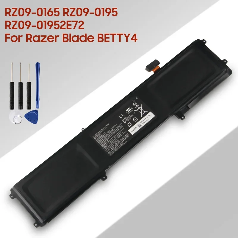 Original Replacement Battery Betty4 RZ09-0165 For Razer Blade RZ09-0165 RZ09-0195 RZ09-01952E72 Battery 6160mAh