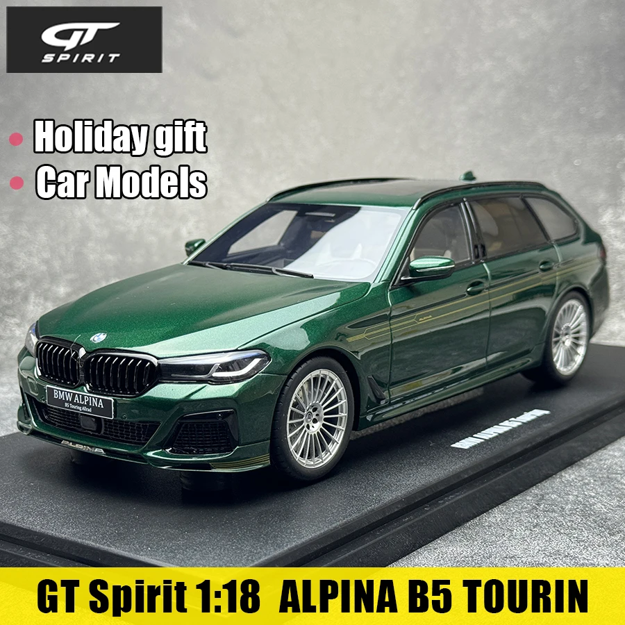 GT Spirit 1/18 BMW ALPINA B5 TOURIN Green 2023 GT475 resin car model static decoration holiday gift collection