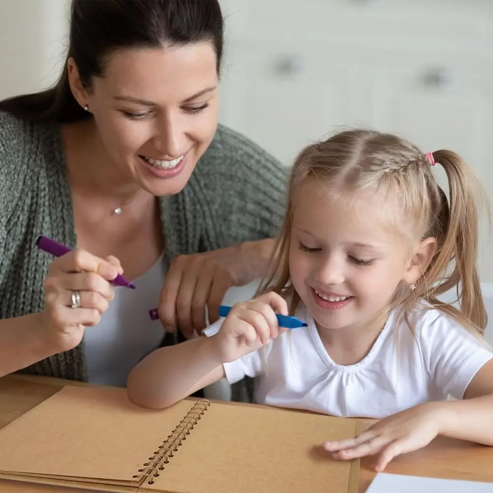 Collect Book Kraft Paper Scrapbook Creative Graffiti Photo Album Multifunction Simple Card Book Wedding Photo