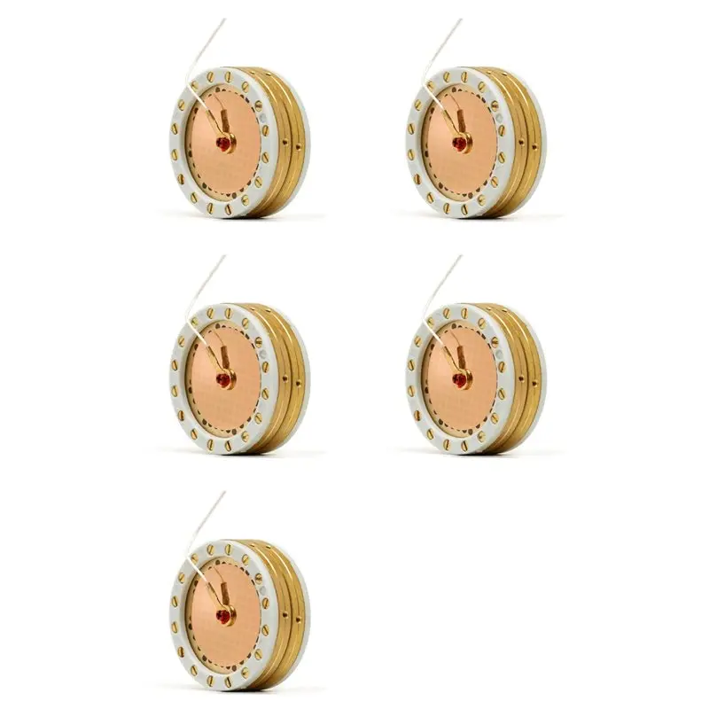 

【BRILLIANT 】5X RK-87 34Mm Large Diaphragm Condenser Mic Capsule Cartridge Core Microphone Capsule For Specialization Recording