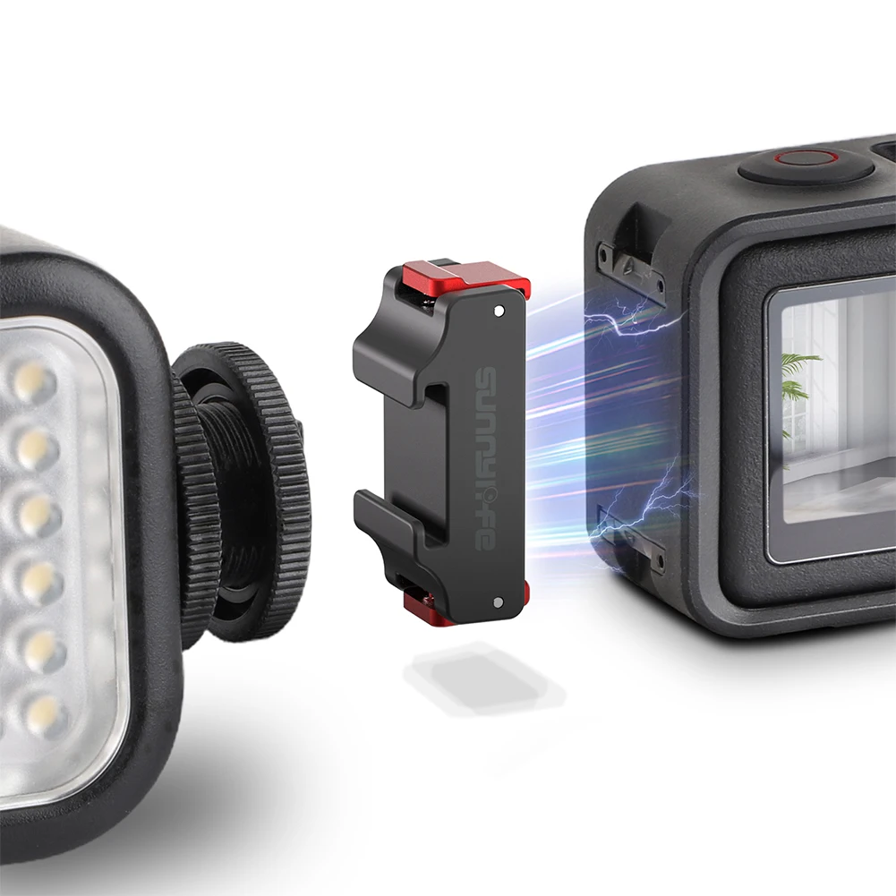 Camera magnetische Quick Release Cold Shoe uitbreidingsadapter voor DJI Osmo Action 5 Pro 4 3-accessoires