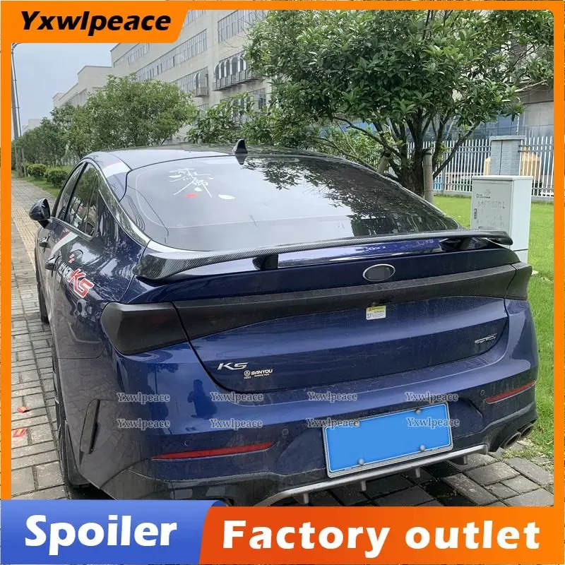 

For Kia K5 Optima DL3 Spoiler 2020 2021 GT ABS Plastic Car Tail Wing Decoration Rear Trunk Lip Spoiler