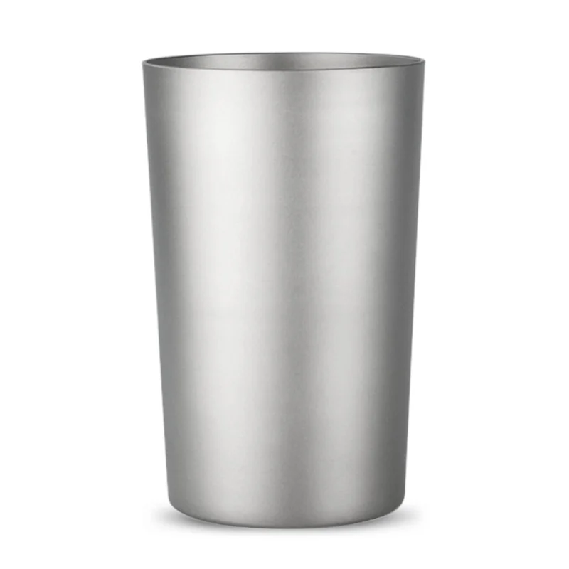 

Lixada Double Wall Titanium Cup Water Juice Tea Cup Mug For Home Office Camping Hiking Backpacking