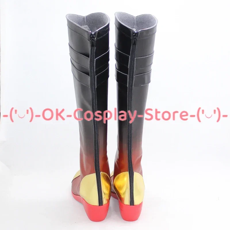 [Customized Size] Identity V Tracy Reznik Mechanic Cosplay Shoes Game Roleplay Costume Prop Halloween Party Boots PU Leather